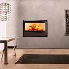 Recuperador de Calor a Lenha F-1000 Ventilado Com Vidro Serigrafado - Ferlux